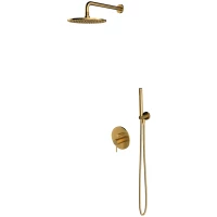 Душевой комплект 254 мм Omnires Y SYSY19GLB   