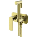 Изображение товара гигиенический душ gappo g7248-32 со смесителем, золотой матовый