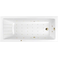 Акриловая ванна Whitecross Wave Slim 0111.160080.100.NANO.GL 159,5x80 см, с гидромассажем, белый