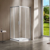 Душевой уголок Vincea Garda VSS-1G8585CL 85x85 см, профиль хром, стекло прозрачное