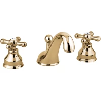 Смеситель для раковины Emmevi Deco Classic 12033/BR с донным клапаном, бронза