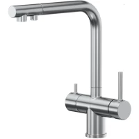 Смеситель для кухни Reflexion Lago RX9903SS с подключением к фильтру, сатин