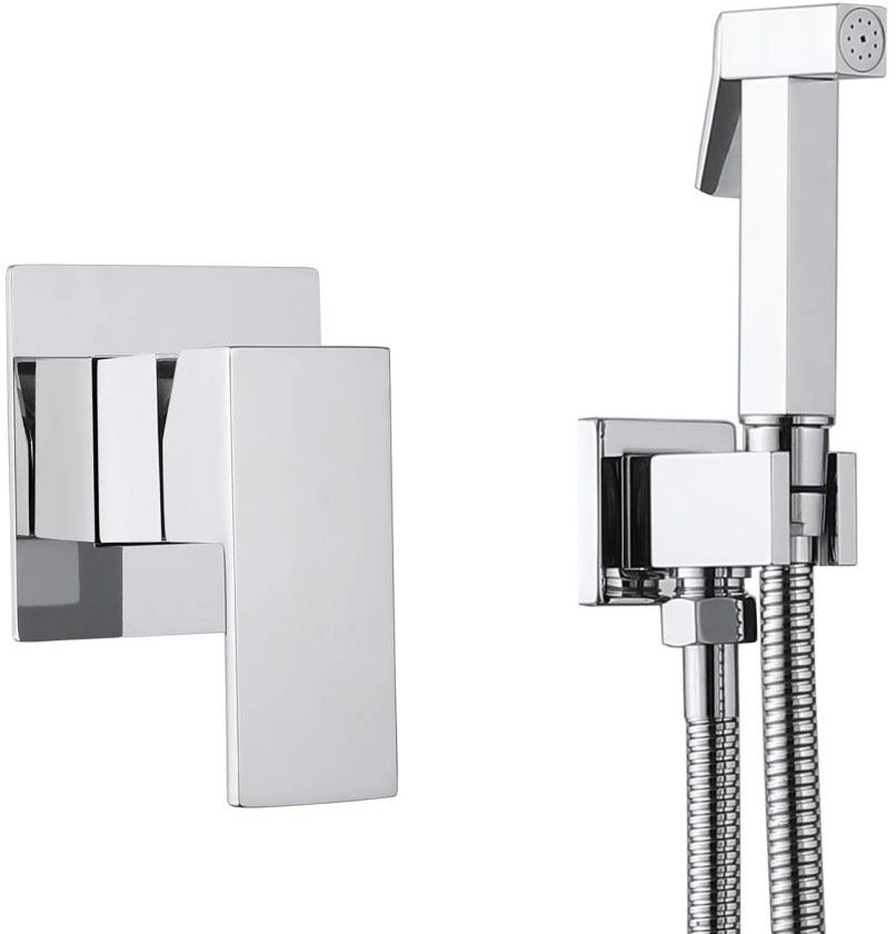 Гигиенический душ Abber Daheim AF8225 со смесителем, хром гигиенический душ со смесителем veragio