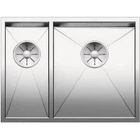 Кухонная мойка Blanco Zerox 340/180-U InFino зеркальная полированная сталь 521614