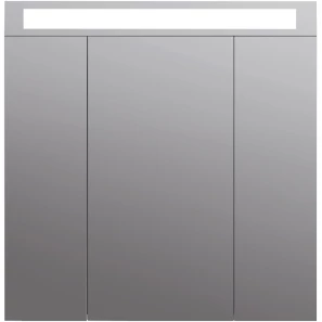 Изображение товара зеркальный шкаф 80,4x82 см белый глянец l dreja uni 99.9003