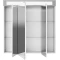 Зеркальный шкаф 80,4x82 см белый глянец L Dreja Uni 99.9003 - 6