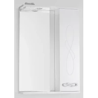 Зеркальный шкаф 55x83 см белый глянец Style Line Венеция ЛС-00000261