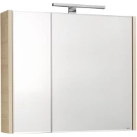 Зеркальный шкаф 76x65 см дуб верона Roca Etna 857304445