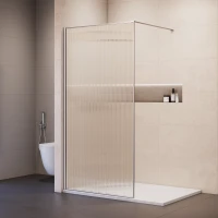 Душевая перегородка RGW WA-08 New Walk-in 81100812-151 120 см, профиль хром, стекло рифленое