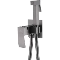 Гигиенический душ Abber Wasserfall AF8625NG со смесителем, никель