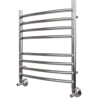 Полотенцесушитель водяной Point Альфа Премиум П8 PN05156S 600x532, хром