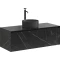 Комплект мебели черный мрамор 119,9 см Sancos Stone ST120NM + CN6032MB + DA650 - 6