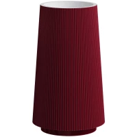 Раковина Boheme Torre Corian Burgundy 801-Torre-BUR 48x48 см, напольная, белый матовый/бургундский матовый