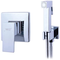 Гигиенический душ Grocenberg GB1001CR со смесителем, хром