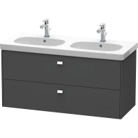 Тумба графит матовый 117 см Duravit Brioso BR414801049
