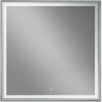 Зеркало Art&Max Zoe AM-Zoe-800-800-DS-F 80x80 см, с LED-подсветкой, сенсорным выключателем, диммером