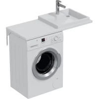 Раковина Санта Юпитер 900132 110x50 см R, над стиральной машиной, белый