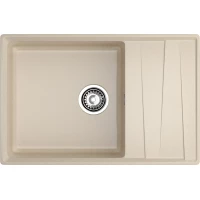 Кухонная мойка GranFest Level 760L 76x50 см, кашемир