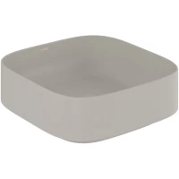 Раковина-чаша Kludi Resa C 58CW30O2 40x40 см, накладная, светло-серый матовый