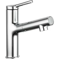 Смеситель для раковины Gappo G1052-70 с выдвижным изливом, хром