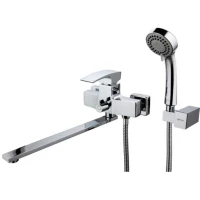 Смеситель для ванны Gappo G2207 универсальный, с душевым гарнитуром, хром