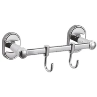 Планка с крючками Haiba HB1915-2 для ванны, хром