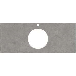 Изображение товара столешница 117 см серый матовый для накладных раковин kerama marazzi plaza modern фондамента pl5.dl500900r\120