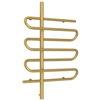 Полотенцесушитель электрический 800x600 золотой матовый МЭМ левый Сунержа Эпатаж 032-0550-8060