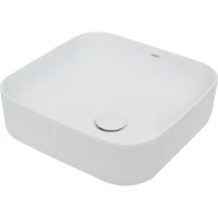Раковина-чаша AQUAme AQM5011 39x39 см, накладная, белый глянец