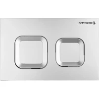 Кнопка смыва Bettoserb Smart 40006472 для инсталляции, матовый хром