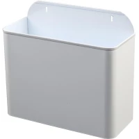 Контейнер для мусора Nofer 14098.2.W 11л, настенный, белый