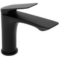 Смеситель для раковины Rea Avalon REA-B1117 без донного клапана, черный матовый