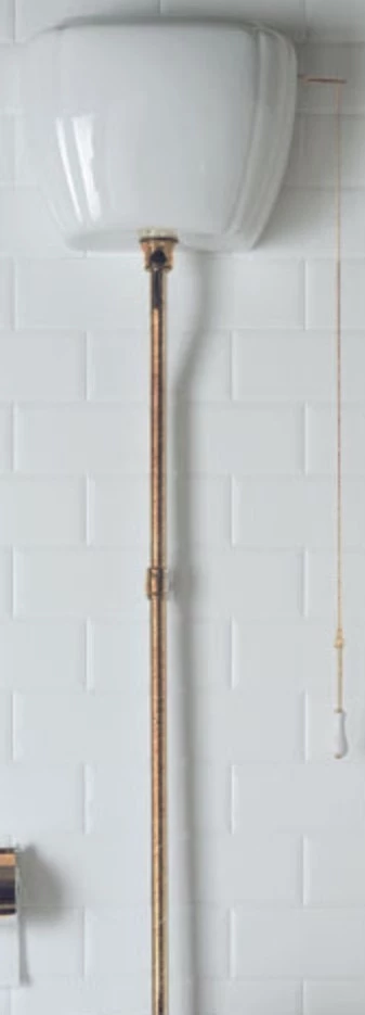 Бачок для высокой трубы Globo Paestum PA010BI PA010.BI - фото 3