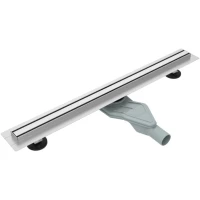 Душевой трап (лоток) Esbano S-SIDE-60MC ESTRSLMSIDE60MC 60 см, с решеткой, щелевой, матовый хром