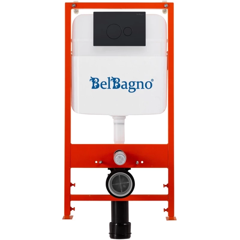 Монтажный элемент для подвесного унитаза BelBagno BB026 + BB084NERO