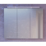 Изображение товара зеркальный шкаф 98,6х75 см белый глянец raval great gre.03.100/w