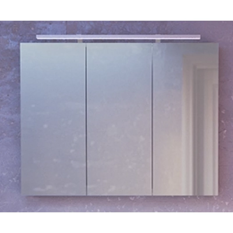 Зеркальный шкаф 98,6x75 см белый глянец Raval Great Gre.03.100/W