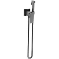 Гигиенический душ AQUAme Savona AQM6817GM со смесителем, оружейная сталь