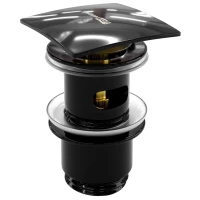 Донный клапан с переливом WasserKRAFT Glan A166