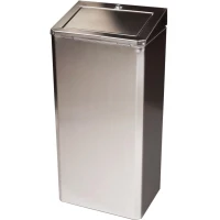 Контейнер для мусора Nofer 14188.2.S 35л, настенный, нержавеющая сталь