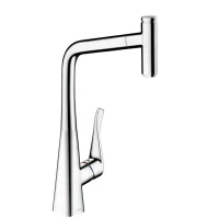 Смеситель для кухни 320 с выдвижным изливом Hansgrohe Metris Select M71 14884000