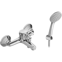 Смеситель для ванны Santek Баус WH5A10010C001 с душевым гарнитуром, хром