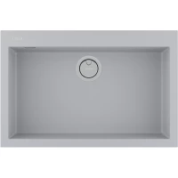 Кухонная мойка Paulmark Acrystone Decoration Urban grey PM937650-UGR 76x50 см, серый