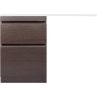 Тумба с раковиной венге 120 см Style Line Даллас СС-00000424 + СС-00000367
