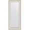 Зеркало 59x144 см белая кожа с хромом Evoform Exclusive BY 7455 - 1