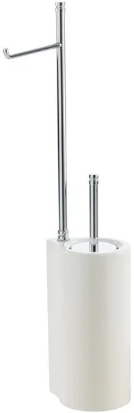 Комплект для туалета Stil Haus Hashi 972(08) напольный, хром/белый