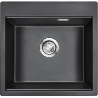 Кухонная мойка Emar Quartz EMQ-1520.Q 52x50 см, оникс