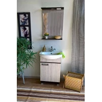 Комплект мебели венге/орегон 50 см Sanflor Толедо C0000001757 + 4620008195766 + C0000001863