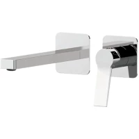 Смеситель для раковины Remer Slash SL15PL встраиваемый, без донного клапана, хром