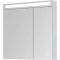 Зеркальный шкаф 80x80 см белый глянец L Dreja Max 77.9009W - 1